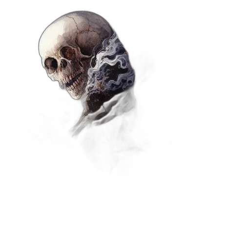 mask, face, creature, staff, concept art, photorealistic, fantasy art, pixel art transparent PNG cut-out