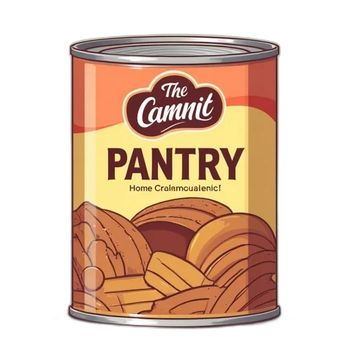 food, golden, earth tones, canned, pantry, logo, design transparent PNG cut-out