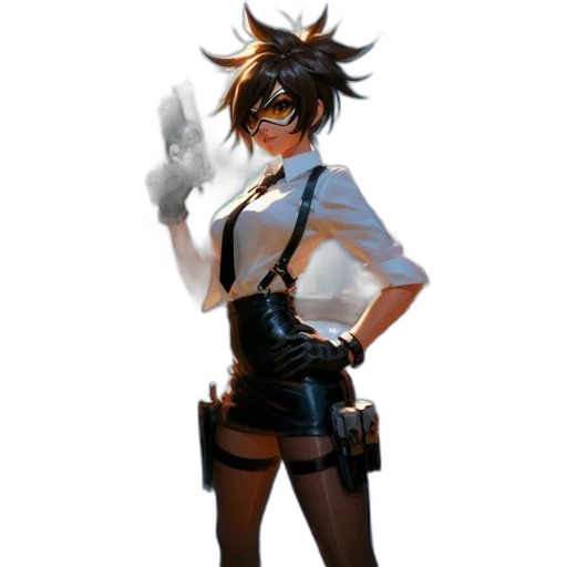staff, weapon, mask, concept art, fantasy art, comic book art, 3d render, monochrome transparent PNG cut-out
