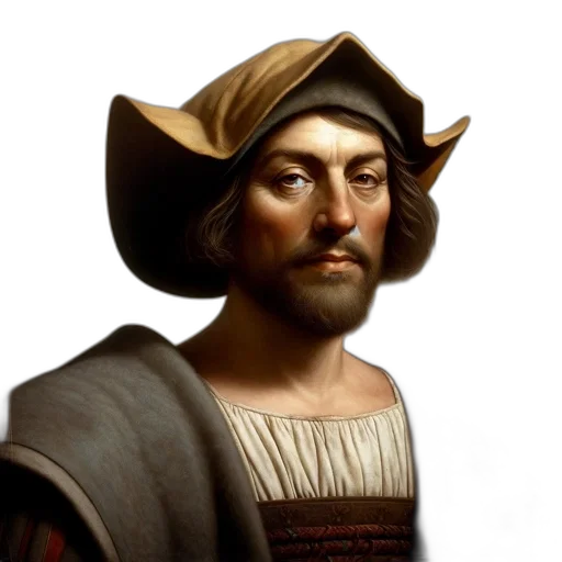 face, hat, staff, photorealistic, fantasy art, oil painting, concept art, portrait transparent PNG cut-out