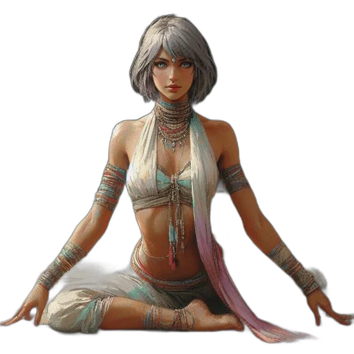 jewelry, staff, fantasy art, concept art, cyberpunk, pixel art, earth tones, pastel transparent PNG cut-out