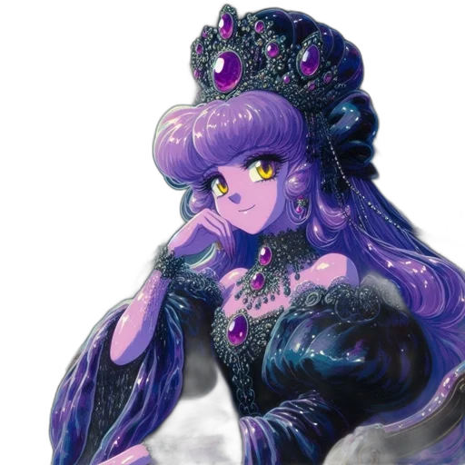 crown, dress, dragon, concept art, fantasy art, anime, watercolor, pastel transparent PNG cut-out