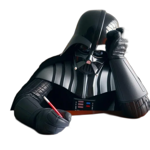 mask, concept art, 3d render, photorealistic, darth, vader, shown, stressed transparent PNG cut-out