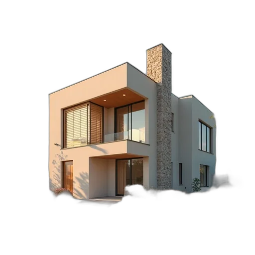 building, 3d render, concept art, photorealistic transparent PNG cut-out