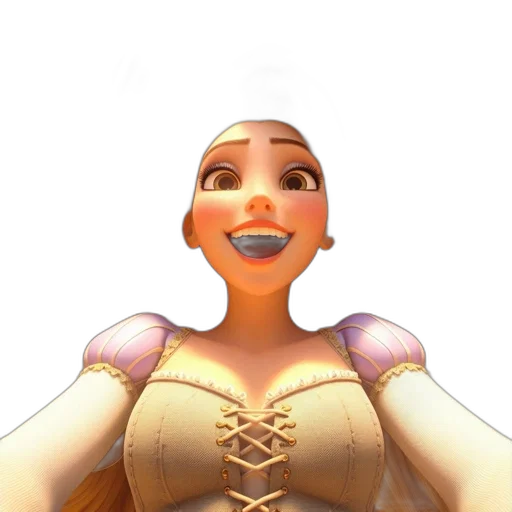 face, crown, mask, dress, 3d render, concept art, fantasy art, cartoon transparent PNG cut-out