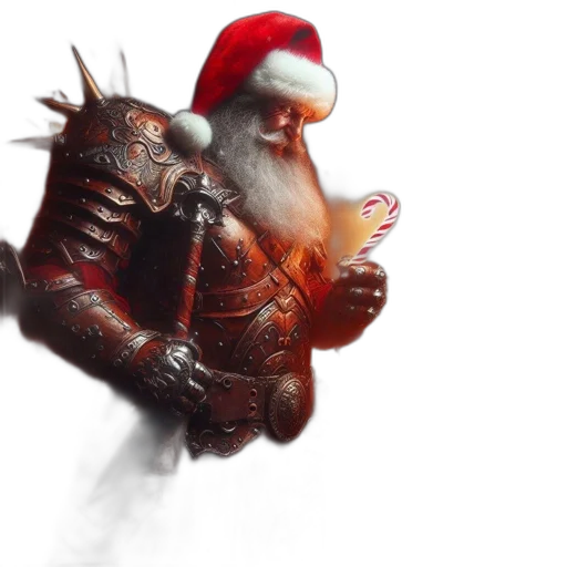 dragon, concept art, fantasy art, 3d render, radiant, santa, claus, red transparent PNG cut-out