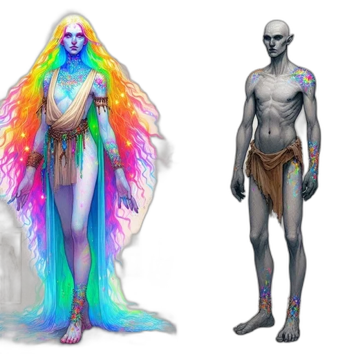 concept art, fantasy art, pixel art, comic book art, colorful, neon, pastel, blue transparent PNG cut-out