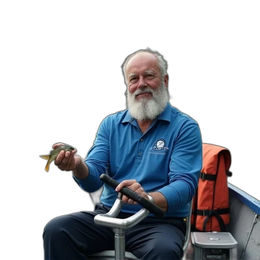 staff, bottle, jacket, robot, man, white, beard, sitting transparent PNG cut-out