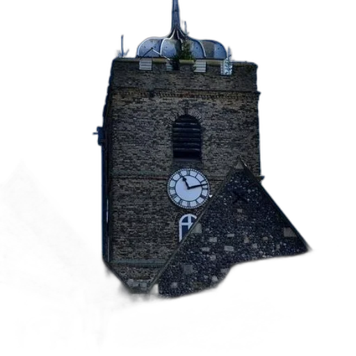 building, crown, staff, sword, 3d render, concept art, photorealistic, fantasy art transparent PNG cut-out