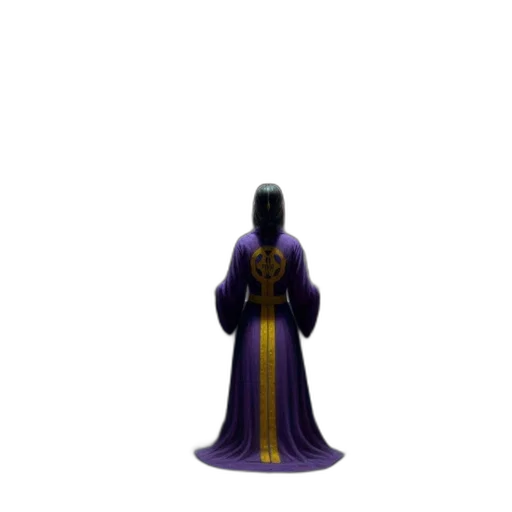 staff, dress, crown, jewelry, 3d render, concept art, pixel art, fantasy art transparent PNG cut-out