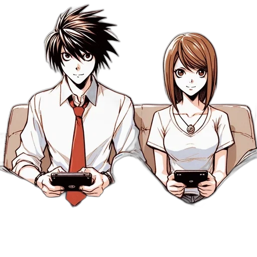 pixel art, anime, cartoon, concept art, two, animated, characters, casual transparent PNG cut-out