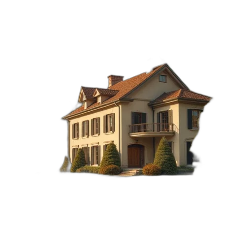 building, furniture, crown, 3d render transparent PNG cut-out