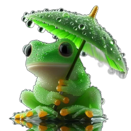 umbrella, dragon, staff, animal, photorealistic, 3d render, concept art, fantasy art transparent PNG cut-out