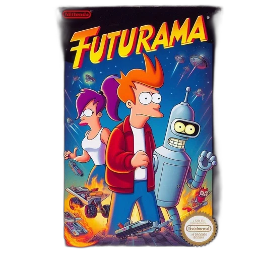 robot, pixel art, concept art, cyberpunk, fire, outer space, three, nintendo transparent PNG cut-out