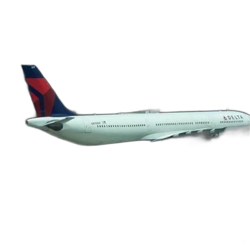 staff, 3d render, delta, airplane, parked, tarmac, airport transparent PNG cut-out