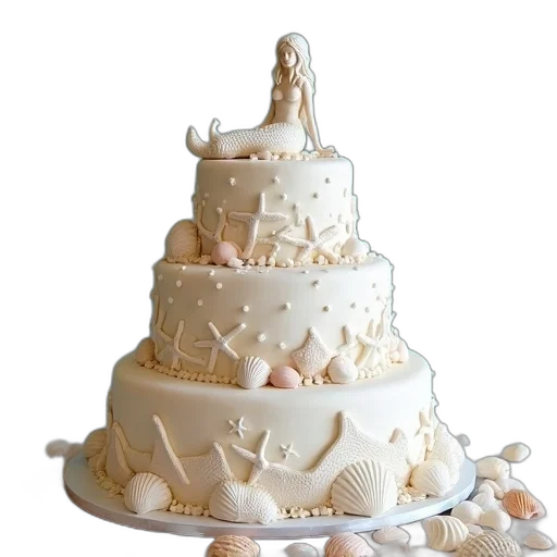 food, dress, crown, 3d render, three-tiered, wedding, cake, intricate transparent PNG cut-out