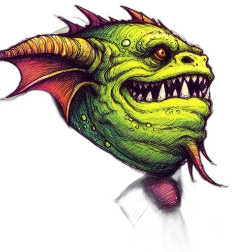 dragon, creature, staff, face, concept art, fantasy art, pixel art, photorealistic transparent PNG cut-out