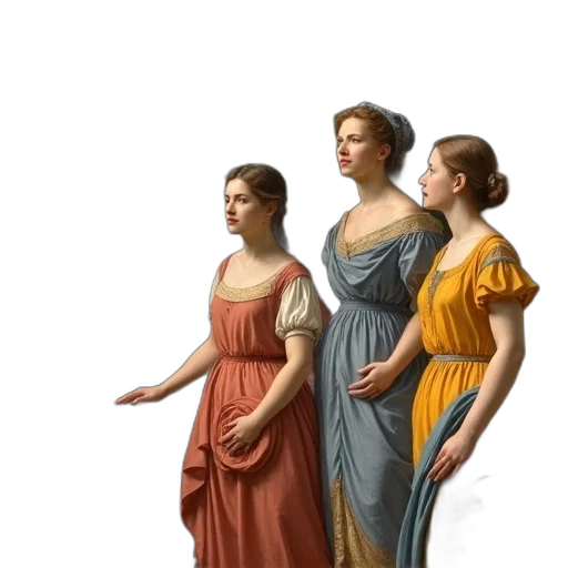 dress, staff, jewelry, crown, oil painting, concept art, photorealistic, fantasy art transparent PNG cut-out