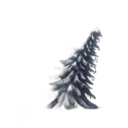 tree, hair, crown, animal, 3d render, photorealistic, concept art, pencil sketch transparent PNG cut-out