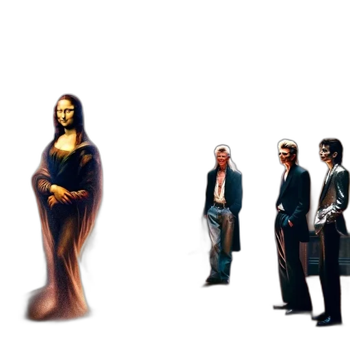 staff, dress, hair, concept art, pixel art, 3d render, comic book art, outer space transparent PNG cut-out