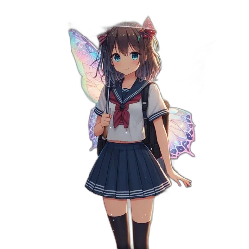 staff, umbrella, creature, weapon, anime, pixel art, concept art, fantasy art transparent PNG cut-out