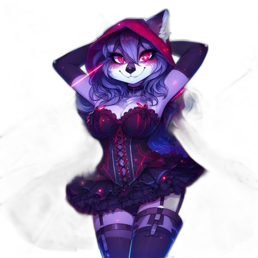 dress, mask, creature, jacket, pixel art, concept art, fantasy art, anime transparent PNG cut-out