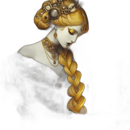 crown, mask, jewelry, staff, fantasy art, concept art, photorealistic, pixel art transparent PNG cut-out