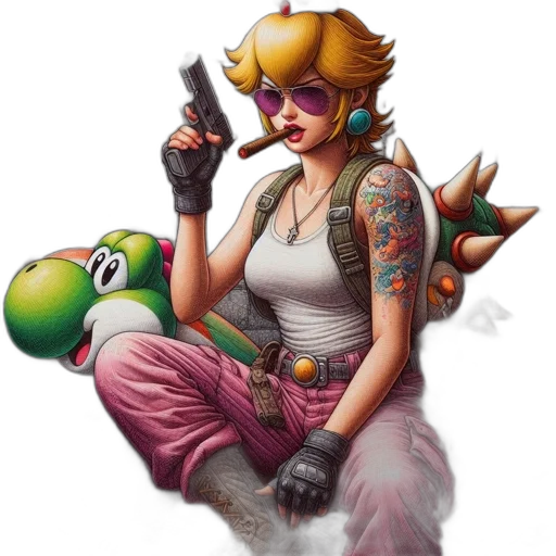weapon, staff, concept art, pixel art, cyberpunk, fantasy art, green, princess transparent PNG cut-out
