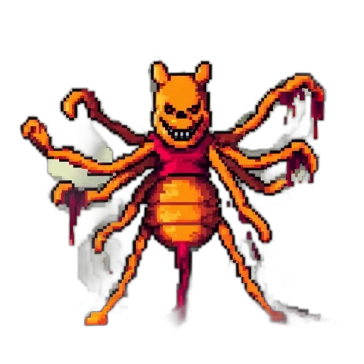 creature, animal, robot, dragon, pixel art, concept art, 3d render, comic book art transparent PNG cut-out