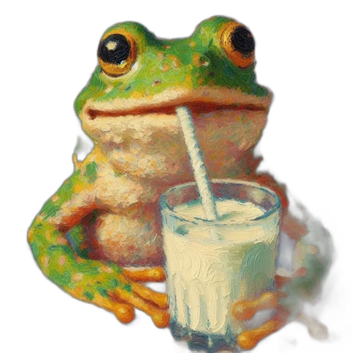 food, animal, creature, face, photorealistic, oil painting, watercolor, vaporwave transparent PNG cut-out