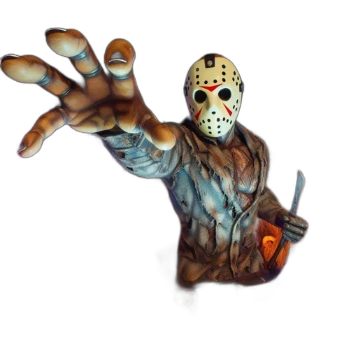mask, creature, 3d render, concept art, pixel art, comic book art, festival-filled, night transparent PNG cut-out