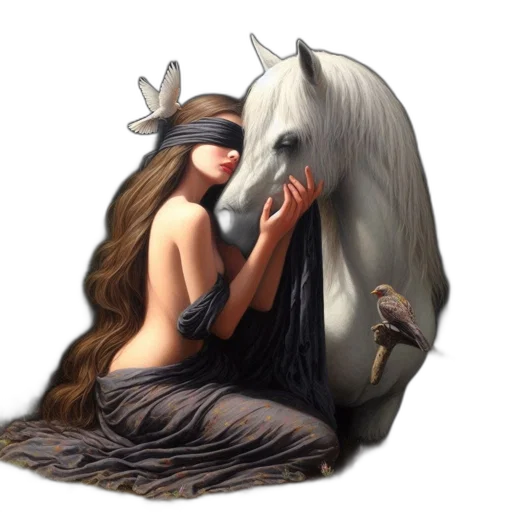 jewelry, hat, animal, mask, fantasy art, concept art, photorealistic, pixel art transparent PNG cut-out