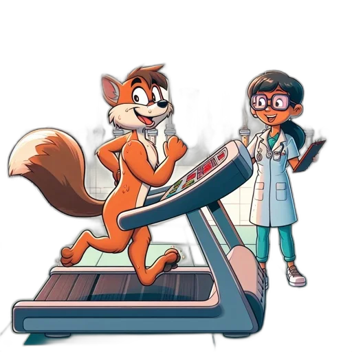 staff, furniture, concept art, cartoon, 3d render, laboratory, scene, features transparent PNG cut-out