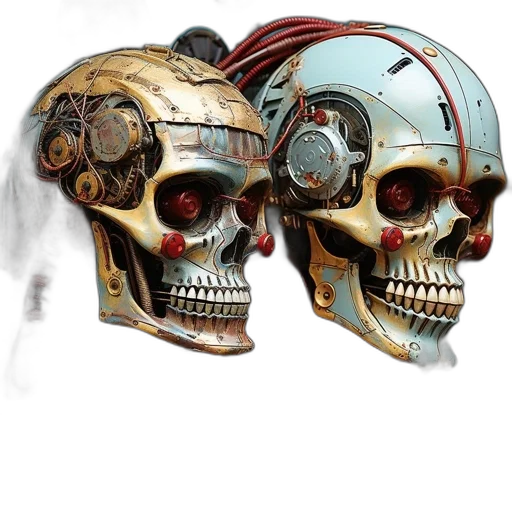 mask, robot, face, jewelry, concept art, cyberpunk, 3d render, photorealistic transparent PNG cut-out