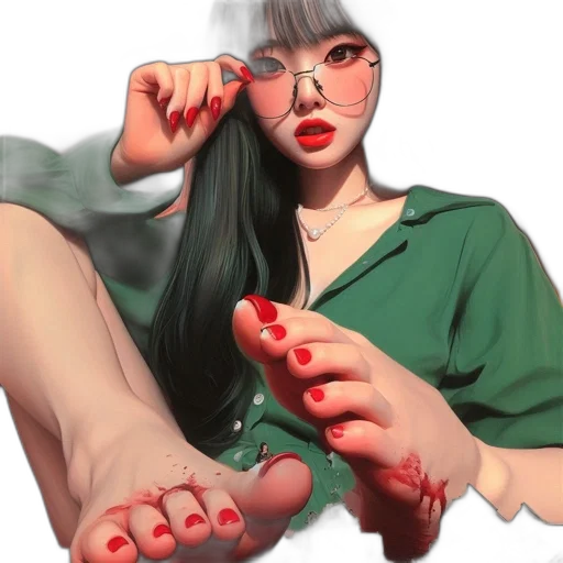 shoes, face, creature, photorealistic, fantasy art, oil painting, concept art, fire transparent PNG cut-out