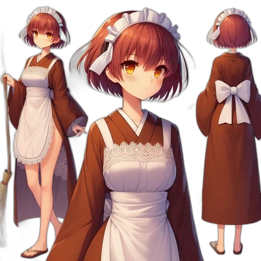 dress, staff, creature, crown, anime, concept art, pixel art, fantasy art transparent PNG cut-out