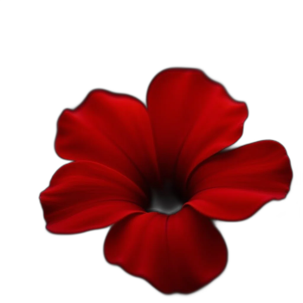 flower, crown, jewelry, dress, photorealistic, 3d render, oil painting, red transparent PNG cut-out