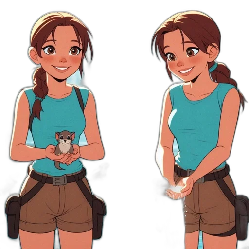 dress, jewelry, staff, weapon, concept art, cartoon, anime, comic book art transparent PNG cut-out