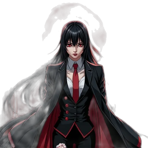 staff, concept art, fantasy art, anime, pixel art, dark, red, monochrome transparent PNG cut-out