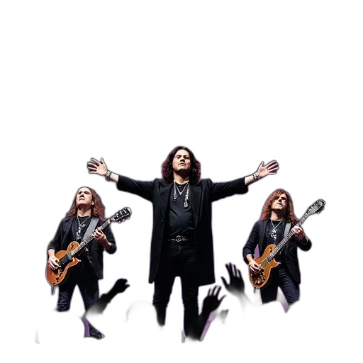 cover, art, black, sabbath, live, album, gathered, their transparent PNG cut-out