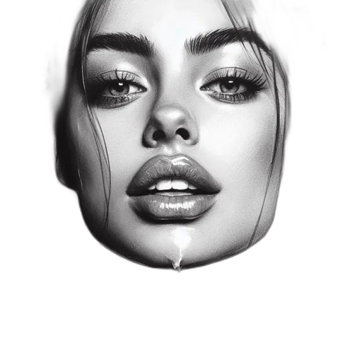 face, mask, crown, jewelry, photorealistic, pencil sketch, fantasy art, concept art transparent PNG cut-out