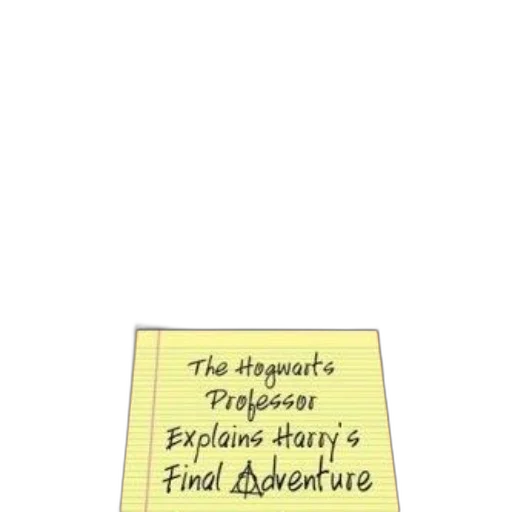 image, promotional, poster, deathly, hallows, lectures, featuring, professor transparent PNG cut-out