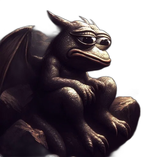dragon, creature, animal, face, concept art, fantasy art, 3d render, photorealistic transparent PNG cut-out