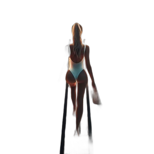 staff, robot, dress, creature, 3d render, concept art, photorealistic, fantasy art transparent PNG cut-out