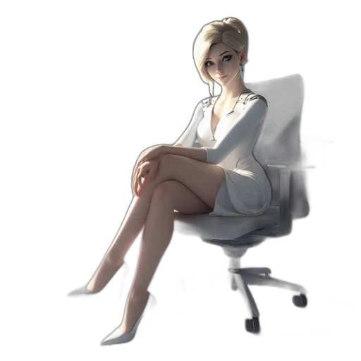 dress, staff, robot, furniture, concept art, pixel art, fantasy art, anime transparent PNG cut-out