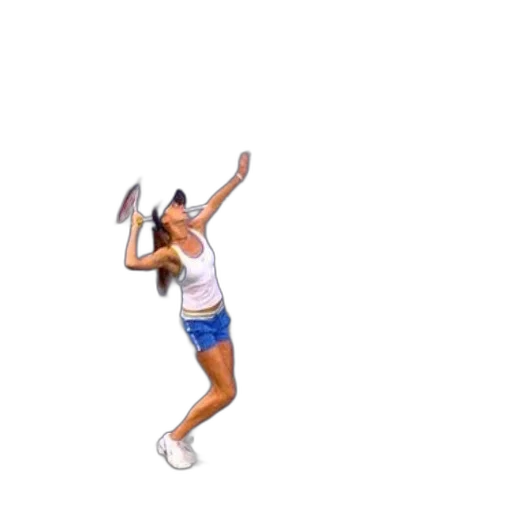 hat, shoes, 3d render, woman, white, tank, top, blue transparent PNG cut-out