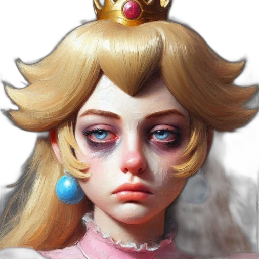 crown, face, mask, concept art, fantasy art, photorealistic, watercolor, pastel transparent PNG cut-out