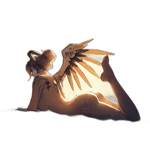 dragon, creature, mask, food, concept art, fantasy art, 3d render, watercolor transparent PNG cut-out