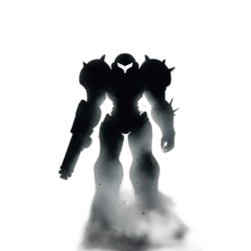 robot, weapon, mask, creature, concept art, 3d render, comic book art, fantasy art transparent PNG cut-out