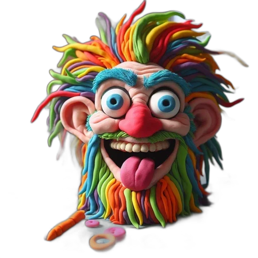 mask, staff, creature, face, 3d render, photorealistic, concept art, colorful transparent PNG cut-out